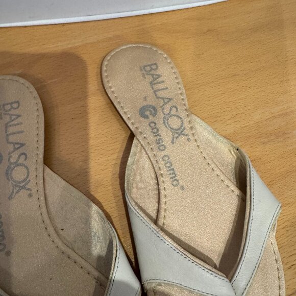 Corso Como Ballasox Sun Flip Flop - sz 8 - Ivory/Cream - Picture 4 of 5